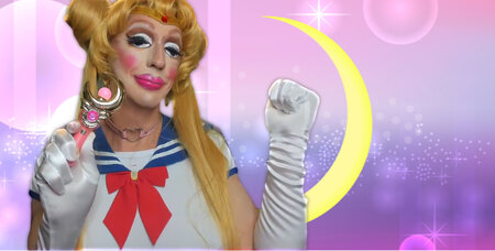 Pic of Beautiful Transgender Girl Modeling Sailor Moon